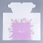 Коробка для капкейков, кондитерская упаковка с окном, 4 ячейки «Венок», 16 х 16 х 10 см - Фото 7
