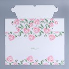 Коробка на 9 капкейков с окном, кондитерская упаковка «Розы», 25 х 25 х 10 см - Фото 5