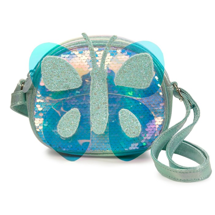 Сумка для девочек, размер 21x13x21,5 см, цвет голубой - Фото 1