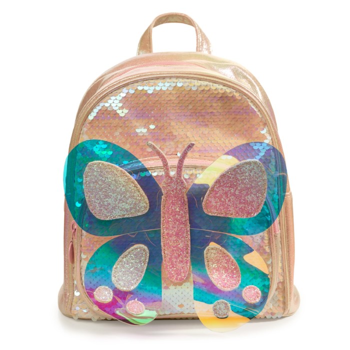 Сумка-рюкзак для девочек, размер 21x13x21,5 см, цвет лёденец - Фото 1
