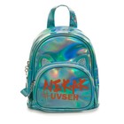 Сумка-рюкзак для девочек, размер 18,5x12x19 см, цвет голубой - фото 295783680