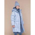 Пальто для девочек, рост 122 см, цвет серый - фото 109905380
