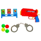 Пистолет «Меткий стрелок», с шариками и наручниками, цвета МИКС - Фото 3