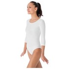 Купальник для гимнастики и танцев Grace Dance, р. 40, цвет белый - Фото 2