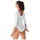 Купальник для гимнастики и танцев Grace Dance, р. 40, цвет белый - Фото 5