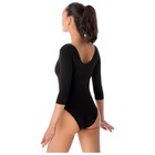 Купальник для гимнастики и танцев Grace Dance, р. 38, цвет чёрный - Фото 5