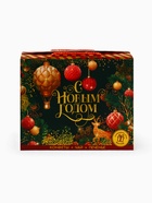 Подарочный набор новогодний «С Новым годом»: чай (50 г), конфеты (110 г), печенье брауни (120 г) - Фото 12