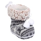 Конфетница «Сапожок», серая - Фото 2