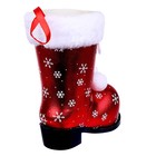 Конфетница «Сапожок», снежинки - фото 23026586