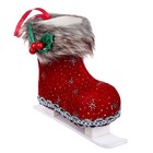 Конфетница «Сапожок», бордовая - Фото 1