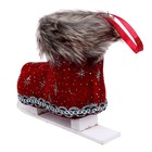 Конфетница «Сапожок», бордовая - Фото 3