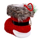 Конфетница «Сапожок», с поясом, цвет красный - Фото 3