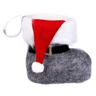 Конфетница «Сапожок», с колпаком, цвет серый - Фото 3