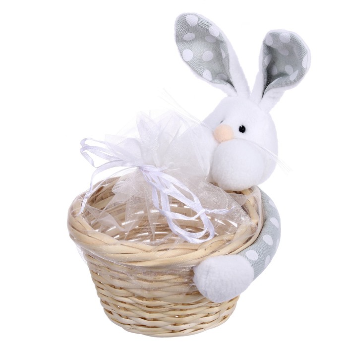 Конфетница «Кролик», с сеткой, цвета МИКС - Фото 1