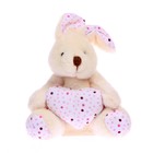 Мягкая игрушка «Кролик с сердцем», на брелоке, цвета МИКС - Фото 1