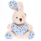 Мягкая игрушка «Кролик с сердцем», на брелоке, цвета МИКС - фото 9733548