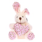 Мягкая игрушка «Кролик с сердцем», на брелоке, цвета МИКС - Фото 4