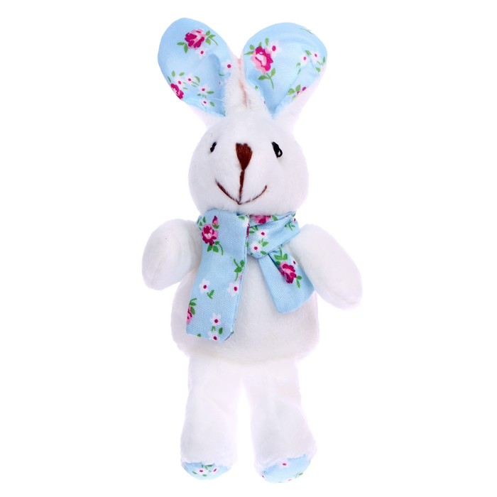 Мягкая игрушка «Кролик в шарфе», цвета МИКС - Фото 1