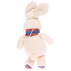 Мягкая игрушка «Кролик с шарфом в клетку», на подвесе, цвета МИКС - фото 9268598