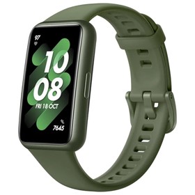 Фитнес-браслет Huawei Band 7, 1.47', пульсометр, уровень кислорода, уведомления, зелёный