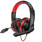 Наушники Hoco W103, игровые, накладные, микрофон, 3.5 мм, 1.2 м, черно-красные - фото 51302218 Наушники Hoco W103, игровые, накладные, микрофон, 3.5 мм, 1.2 м, черно-красные - фото 51302218