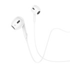 Наушники Hoco M1 Max, проводные, вкладыши, микрофон по Bluetooth 5.0, Lightning, 1.2 м, белые - Фото 6