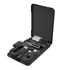 Кабель в кейсе Hoco U86, Type-C-Type-C+переходники microUSB,Lightning,USB, 3А, 0.28 м,черный - фото 51490159 Кабель в кейсе Hoco U86, Type-C-Type-C+переходники microUSB,Lightning,USB, 3А, 0.28 м,черный - фото 51490159