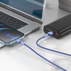 Кабель Hoco X65, Lightning - USB, 2.4 А, 1 м, TPE оплетка, синий - фото 51490188 Кабель Hoco X65, Lightning - USB, 2.4 А, 1 м, TPE оплетка, синий - фото 51490188