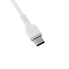 Кабель Hoco X20, Type-C - USB, 3 А, 3 м, PVC оплетка, белый - Фото 4