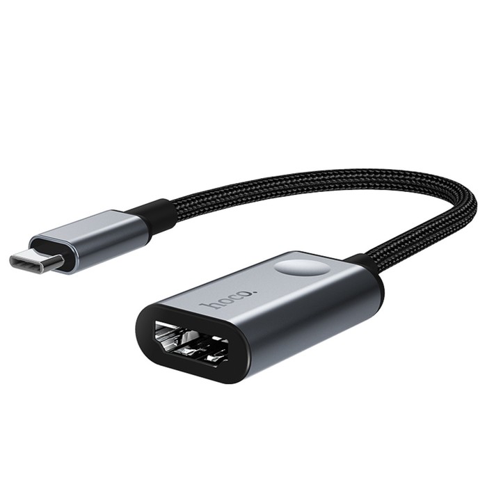 Кабель Hoco HB21 Type-C - HDMI, 4K, 0.15 м, для устройств с USB-C 3.1 (DisplayPort Alt Mode) - фото 51457377