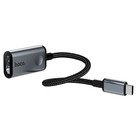 Кабель Hoco HB21 Type-C - HDMI, 4K, 0.15 м, для устройств с USB-C 3.1 (DisplayPort Alt Mode) - фото 51457378