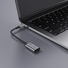 Кабель Hoco HB21 Type-C - HDMI, 4K, 0.15 м, для устройств с USB-C 3.1 (DisplayPort Alt Mode) - фото 51457383