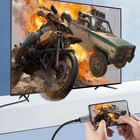 Кабель Hoco HB21 Type-C - HDMI, 4K, 0.15 м, для устройств с USB-C 3.1 (DisplayPort Alt Mode) - фото 51457385