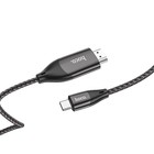 Кабель Hoco UA16 Type-C - HDMI, 4K, 2 м, для устройств с USB-C 3.1 (DisplayPort Alt Mode) - Фото 3