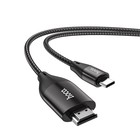 Кабель Hoco UA16 Type-C - HDMI, 4K, 2 м, для устройств с USB-C 3.1 (DisplayPort Alt Mode) 7686999 - фото 12647503