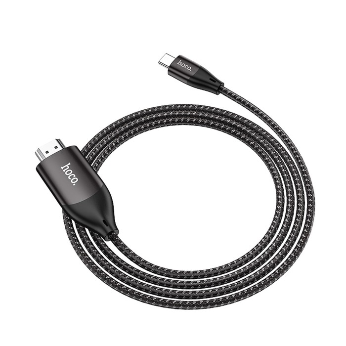 Кабель Hoco UA16 Type-C - HDMI, 4K, 2 м, для устройств с USB-C 3.1 (DisplayPort Alt Mode) - фото 51582782