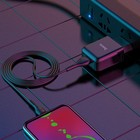 Сетевое зарядное устройство Hoco N2, USB - 2.1 А, кабель microUSB 1 м, черный - Фото 6