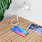 Сетевое зарядное устройство Hoco C81A, USB, 2.1 А, кабель microUSB 1 м, белый - Фото 8