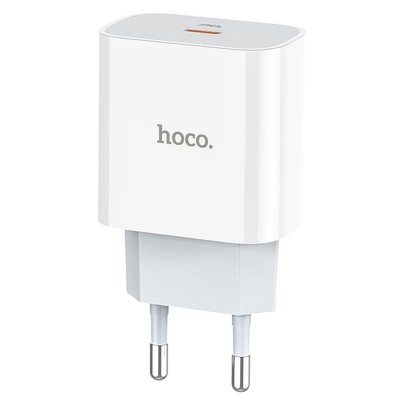 Сетевое зарядное устройство Hoco C76A Plus, Type-C - PD/QC, 20 Вт, 3 А, белый