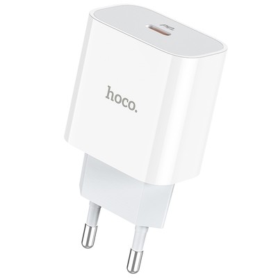Сетевое зарядное устройство Hoco C76A Plus, Type-C - PD/QC, 20 Вт, 3 А, белый