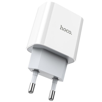 Сетевое зарядное устройство Hoco C76A Plus, Type-C - PD/QC, 20 Вт, 3 А, белый