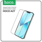 Защитное стекло Hoco A27, для iPhone 13 mini, анти отпечатки, анти царапины, черная рамка - фото 21286442