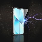 Защитное стекло Hoco A27, для iPhone 13 mini, анти отпечатки, анти царапины, черная рамка - фото 6688614