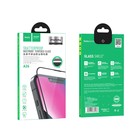 Защитное стекло Hoco A26, для iPhone 13/13 Pro,с защитной сеткой для микрофона, черная рамка - фото 51322822 Защитное стекло Hoco A26, для iPhone 13/13 Pro,с защитной сеткой для микрофона, черная рамка - фото 51322822