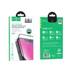 Защитное стекло Hoco A26, для iPhone 13 Pro Max, с защитной сеткой для микрофона, чёрное - Фото 9