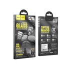 Защитное стекло Hoco G1, для iPhone 13 mini, ПЭТ слой, анти отпечатки, черная рамка - Фото 10