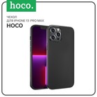 Чехол Hoco, для iPhone 13 Pro Max, полиуретан (TPU), толщина 1 мм, черный - фото 9957246