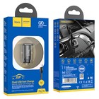 Автомобильное зарядное устройство Hoco NZ4, 24 Вт, 2 USB - 2.4 А, кабель Type-C 1 м, черный - фото 51457483 Автомобильное зарядное устройство Hoco NZ4, 24 Вт, 2 USB - 2.4 А, кабель Type-C 1 м, черный - фото 51457483