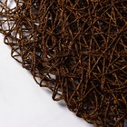 Набор салфеток сервировочных на стол Доляна «Одуванчик», 4 шт, d=38 см, цвет коричневый - Фото 5