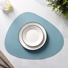 Салфетки сервировочные на стол Доляна «Тэм», 44×35 см, 4 шт., голубые - Фото 2